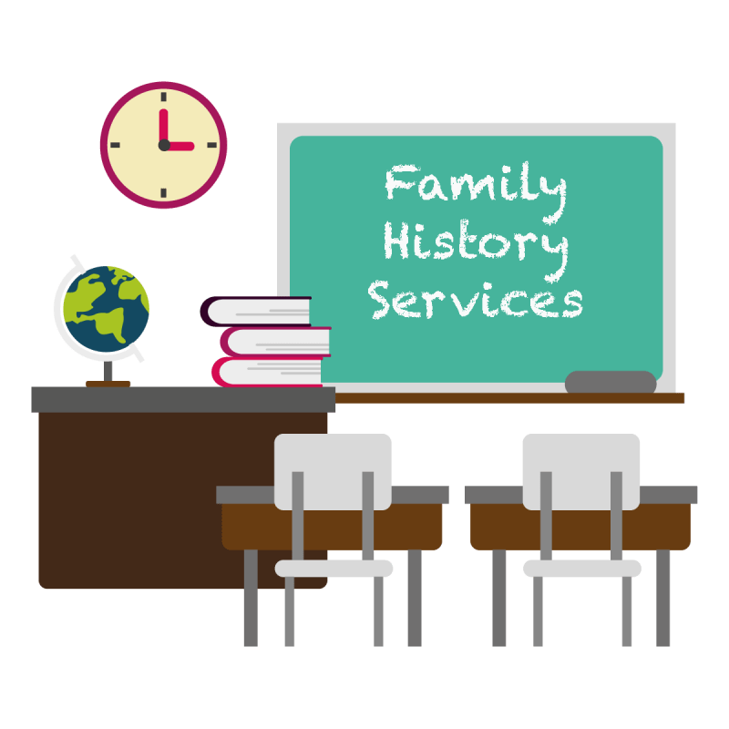 Learn family history icon