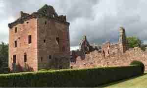 Lindsay Family built a new Edzell Castle in the 1500s