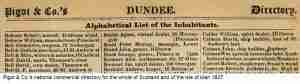 1837 Dundee Trade Directory 1837 Dundee Trade Directory