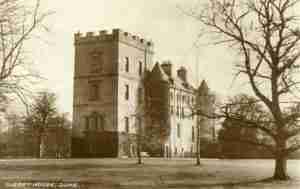 Postcard of Nisbet House in Berwickshire south of Duns