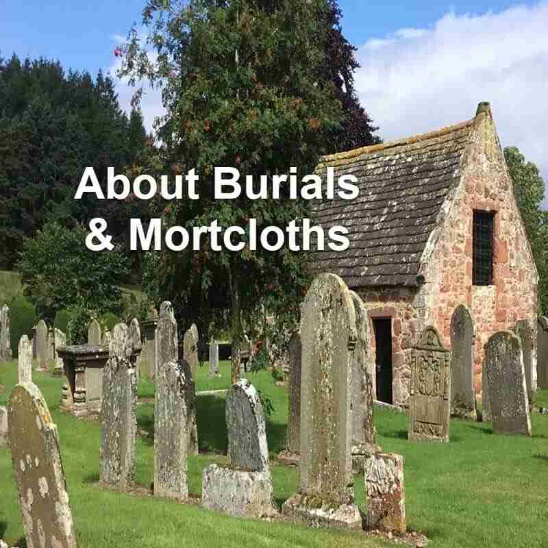 Edzell parish cemetery featuring burials