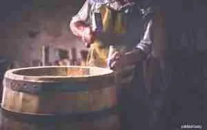 A cooper at work - as part of the old occupations series