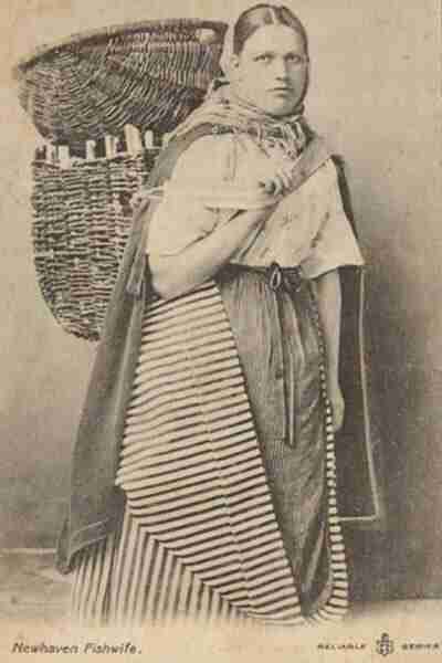 A typical dress of a fishwife from Newhaven, Edinburgh.
