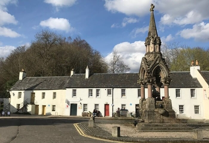 Dunkeld's Cross in main square of the town.