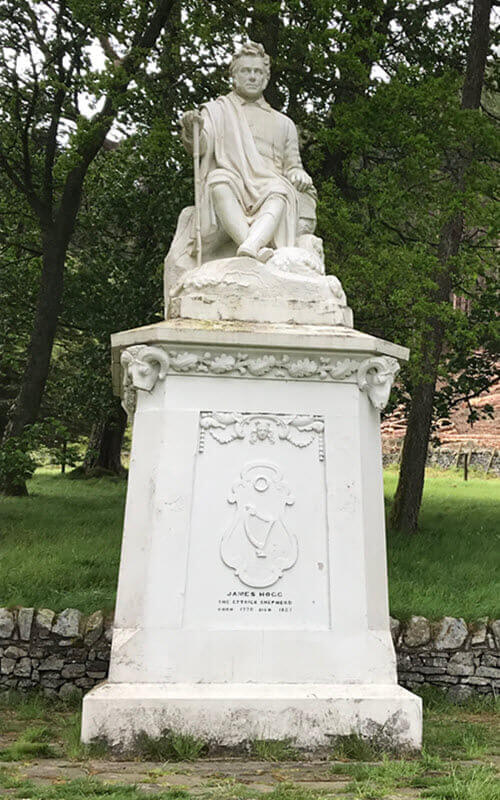 Monument of Samuel Hogg who was a shepherd and poet.