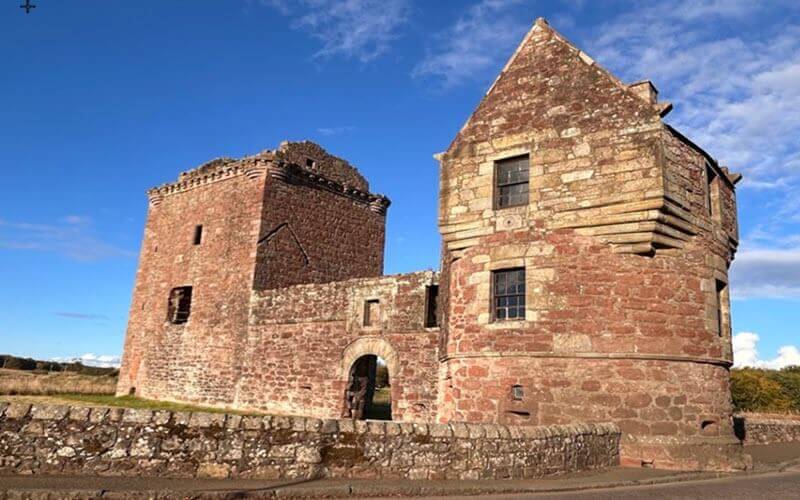 Ruins of Burleigh Castle linked to the Balfour surname in Kinross
